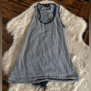 Striped Sleeveless Nightdress